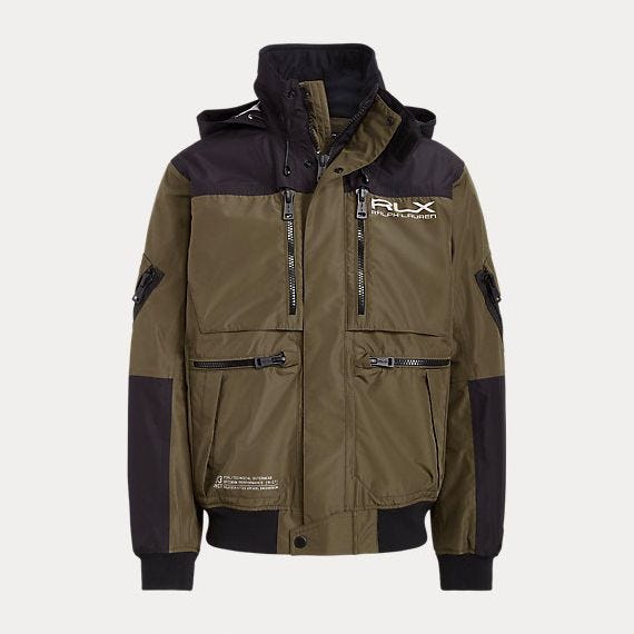 Water-Repellent Hooded Jacket